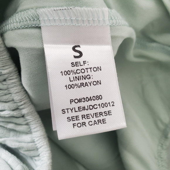 Promesa Saving Grace Sage Green High Low Above Knee Boho Halter Dress S Feminine - Picture 11 of 15